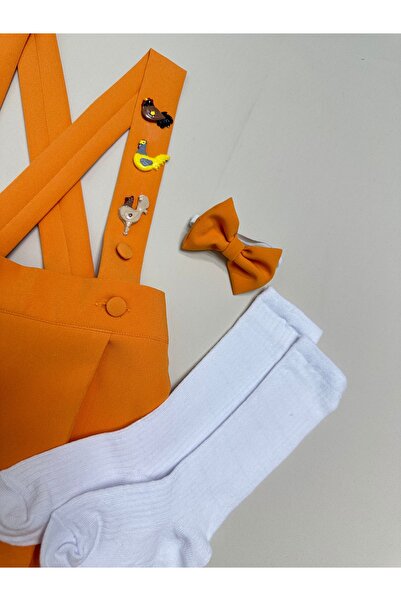 annerüyası Kümes Concept Orange Shorts Slopet Bow Tie Socks