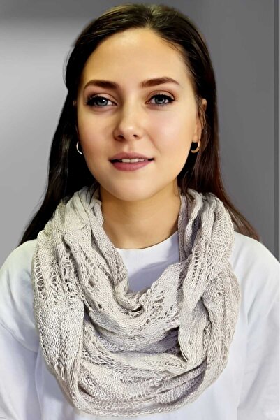 Trenderrs Women's Double Wrap Knitwear Knitted Neck Collar