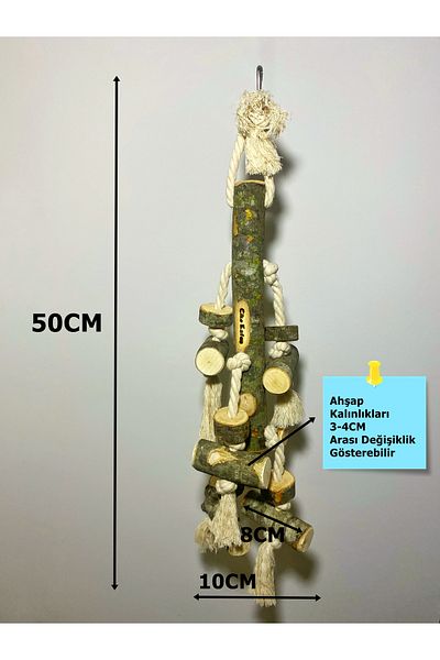 Ciko Kafes Ako Wooden Shredding Toy for Cockatoo Parrots