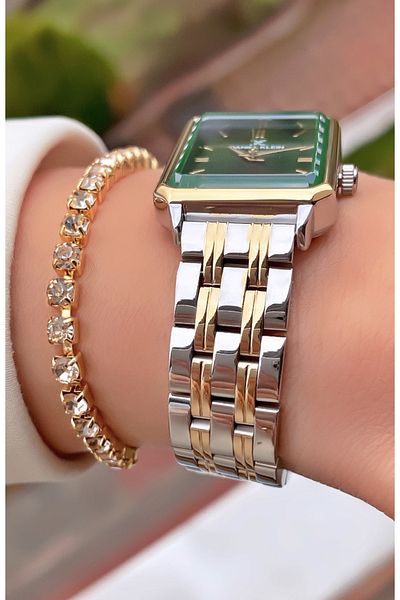 Daniel Klein Modern Stylish Stone Detailed Wrist Watch - Wrist