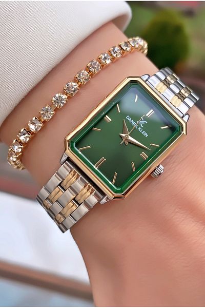 Daniel Klein Brand Silver Color Case Women's Wrist Watch - Bracelet Gift