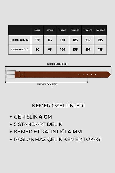 Deriza 4060 Премиум еднослоен мъжки колан от естествена кожа - шарка в биволско кафяво