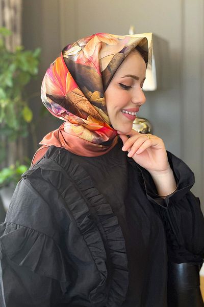 Armine Silk Scarf 2023/2024 Autumn Winter - 9001d-51 - Tivil