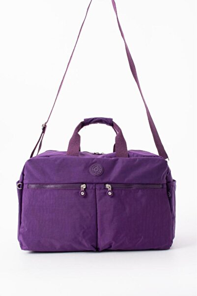 Baginn Seyehat Spor Çantası Kabin Boy Valiz 45*35 Cm Omuz ve Çapraz Askılı Hafif Klinkır Çanta Su İtici