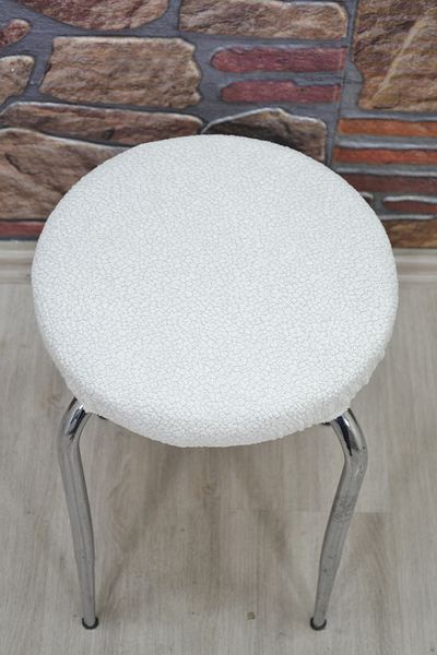 kılıfteks Κάλυμμα σκαμπό από χοντρό ύφασμα Coco
