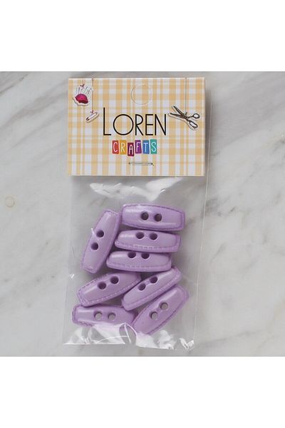 Hangora Loren Crafts Lilac 8-Piece Shepherd Button - 89