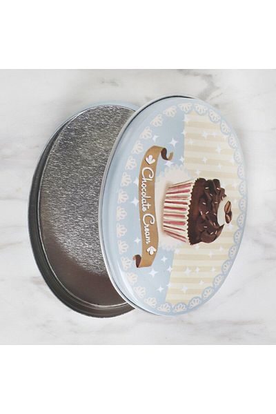 YuBuHOME Loren Metal Oval Storage Box