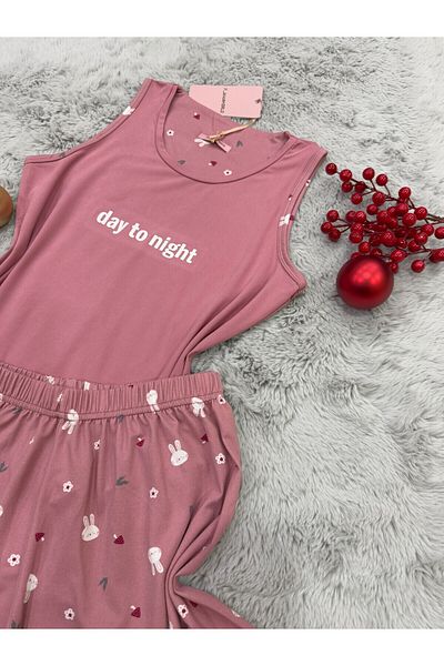 pijamaworld O Collar Milan Fabric Shorts Pajama Set