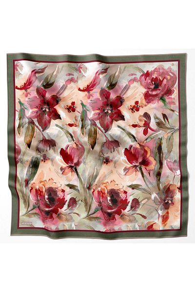 Armine 2023/2024 Autumn Winter Silk Scarf - 9018D-01 - Tivil