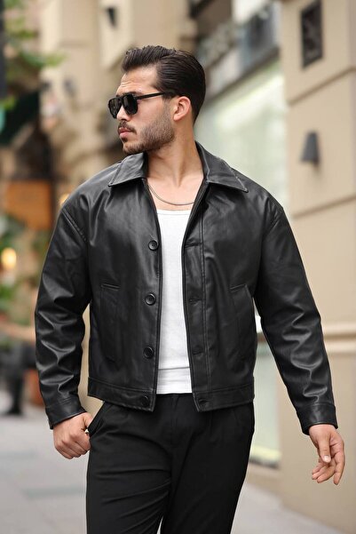 SEASON COAT Υψηλής ποιότητας υδατοαπωθητικό, μεγάλου μεγέθους, μαύρο ανδρικό ...