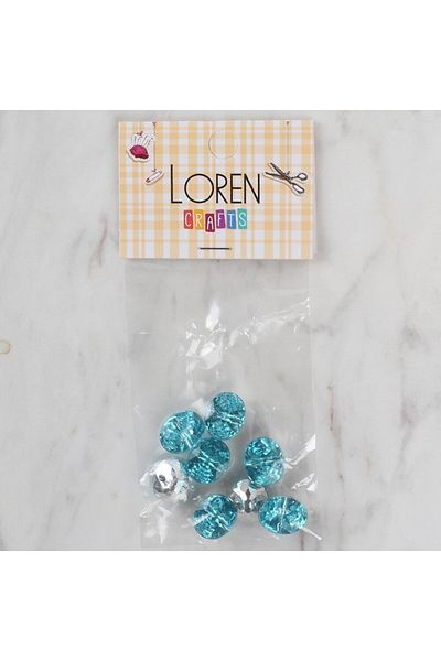 Hangora Loren Crafts Turquoise 8 Li Button - 234