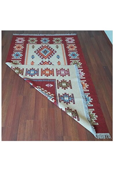 Voho Tekstil Çift Taraflı Antik Tarz Eşme Desen Kilim Yolluk