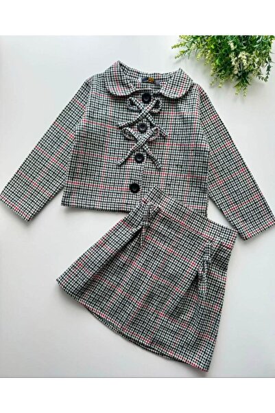 KOKOŞ BEBEK Кашмірська тканина з овальним коміром і стрічкою | 2-8 років