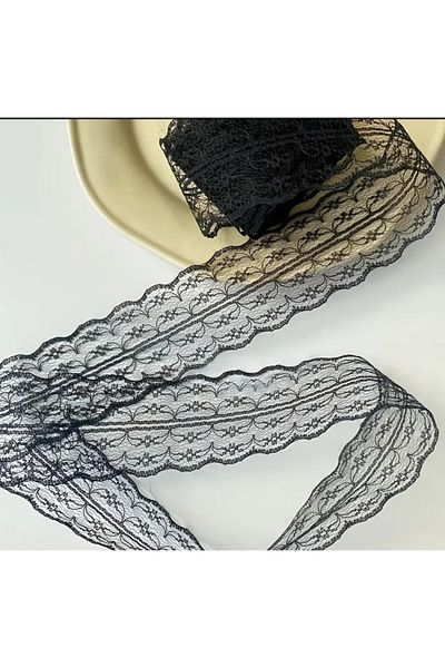 SavBrand 5 Meters Lace Multicolor, Hand Art Material Embellishment Accessories, Linen Roll Edge Strip
