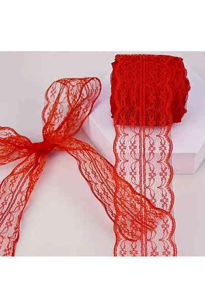 SavBrand 5 Meters Lace Multicolor, Hand Art Material Embellishment Accessories, Linen Roll Edge Strip