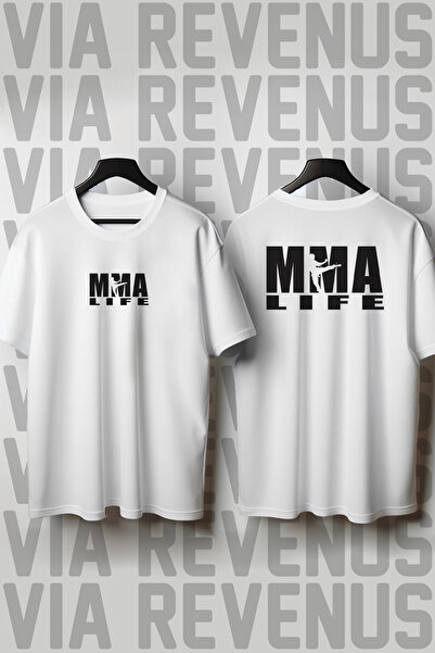 Vordevia Tricou MMA Life cu imprimeu lat în față și în spate