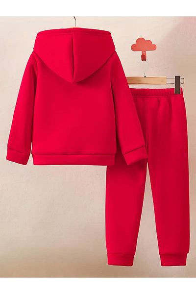 MODA Girl'S, Uncorn Club Patterned Tracksuit Set, Cotton