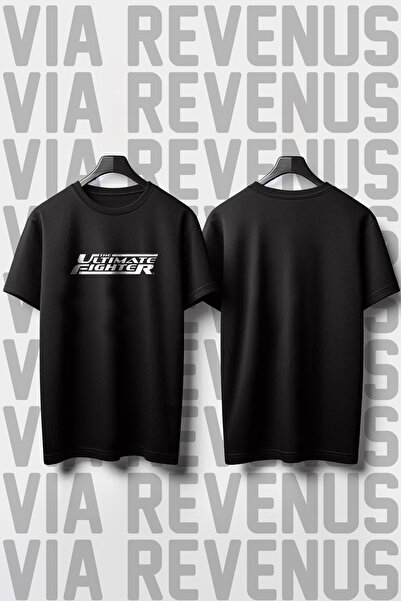 Vordevia Μπλουζάκι με στάμπα Ultimate Fighter με φαρδιά εφαρμογή