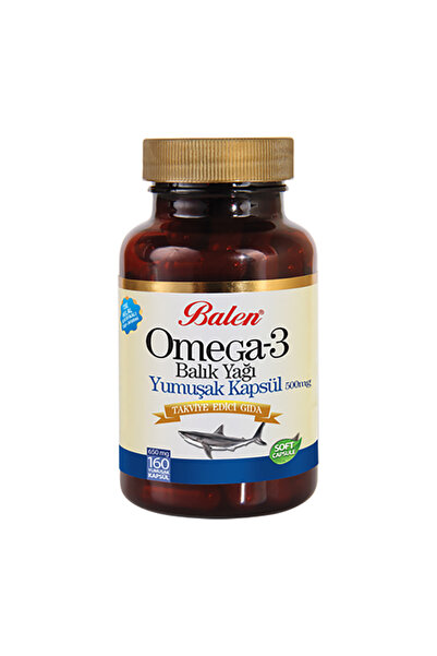 Balen Omega 3 Balık Yağı 650 Mg*160 Yumuşak Kapsül