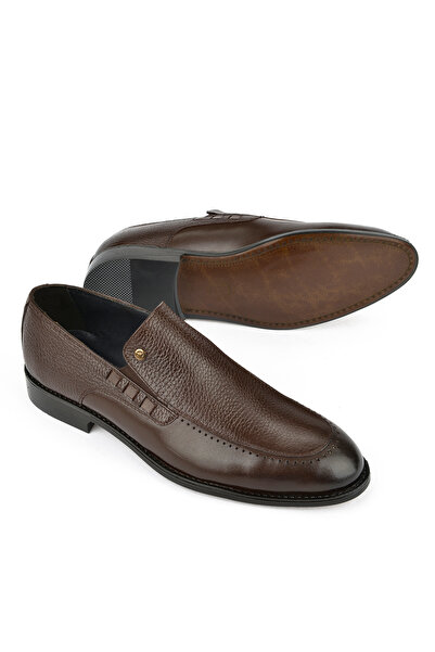 Ziya Genuine Leather Men's Classic Shoes - 15148Z090 Brown