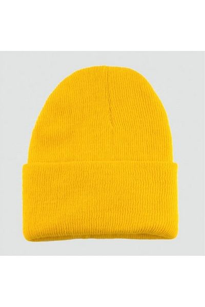 KANİNCHEN Unisex Winter Colorful Plain Beret Sports Beret