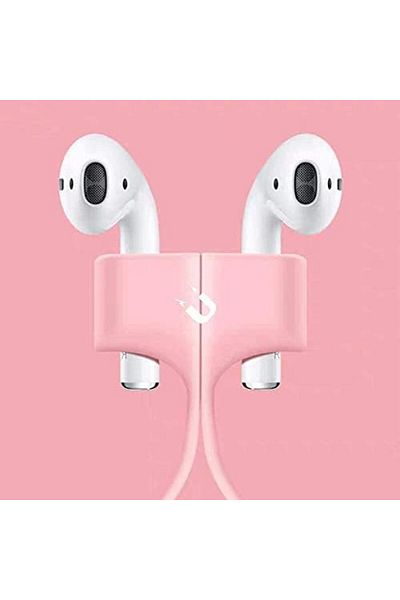 STOREMAX Sellbuystore Neck Strap Rope Holder Silicone Rope Basic Light Pink for AirPods 1 2 AirPods 3 AirPods Pr