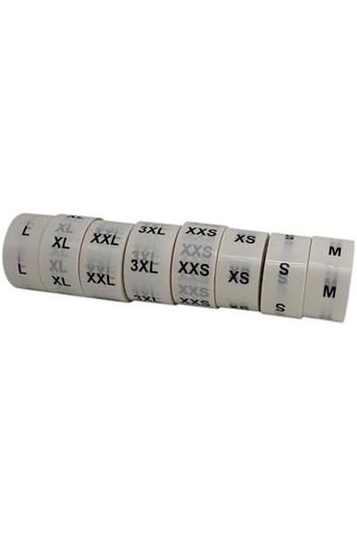 STOREMAX Jvnnshop Labels , Ready Take Fast Take Pp Transparent Size(Size) Label 25mm X 25mm Diameter 500 in a Roll