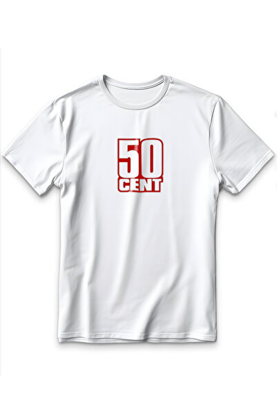 EZG Business 50CENT Μοντέλο με στάμπα - Unisex Oversize Βαμβακερό T-shirt