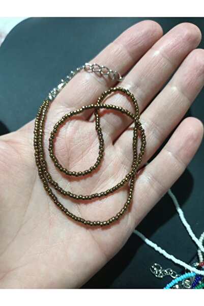 Birtakı'm Şeyler Elegant Handmade Necklace with Sand Beads