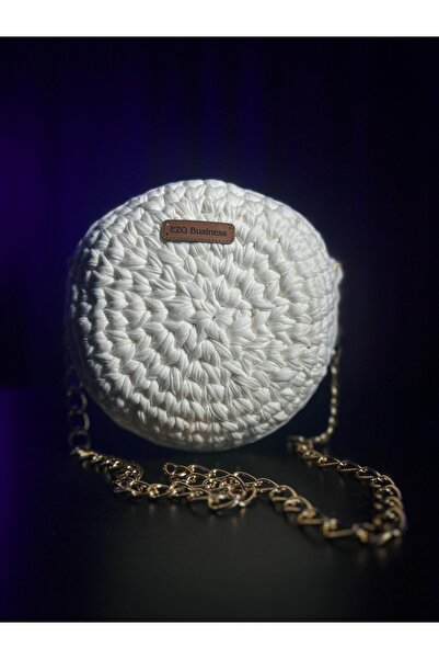 EZG Business Makaron Model Özel Tasarım Örgü Kol Omuz Çanta