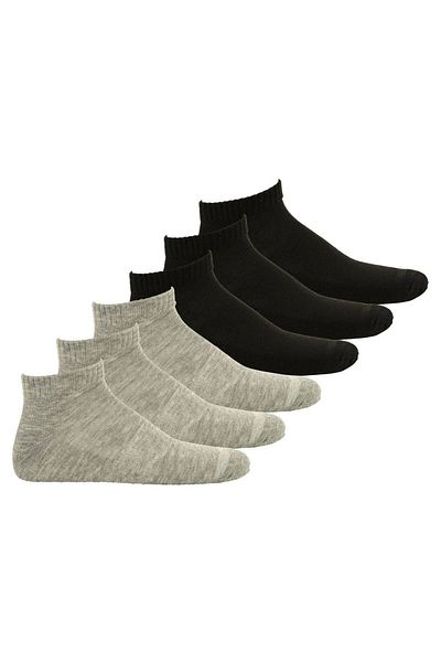 converse Herren Socken 6er Pack - Quarter, einfarbig, Logo