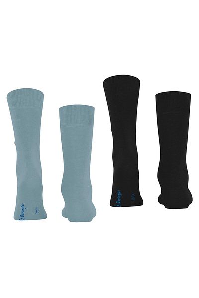 Burlington Herren Socken Everyday 2er Pack - Baumwolle, Uni,  Onesize, 40-46