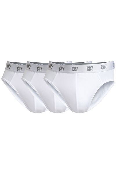 Cristiano Ronaldo CR7 CR7 Herren Slips, 3er Pack - Briefs, Logobund, Stretch Cotton