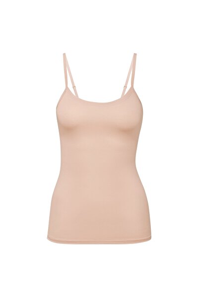 Calida Damen Spaghettitop - Natural Comfort, Unterhemd, Top, Jersey, einfarbig