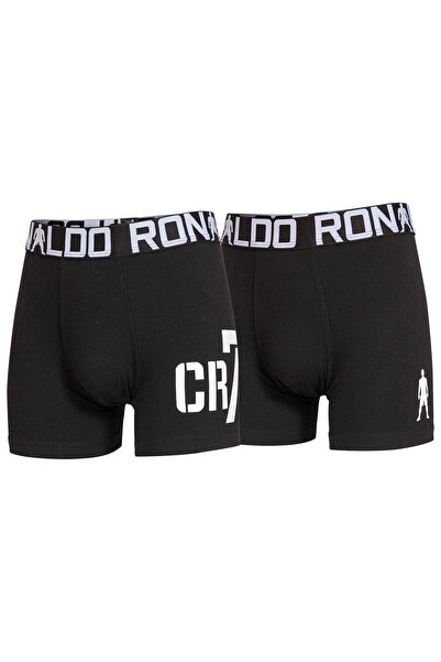 Cristiano Ronaldo CR7 CR7 Jungen Boxershorts, 2er Pack - Trunks, Cotton Stret...