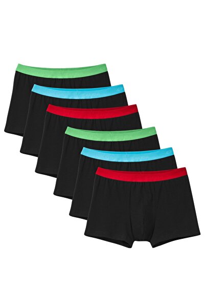 Calida Herren Boxershorts, 6er Pack - Benefit, Elastikbund, Single Jersey