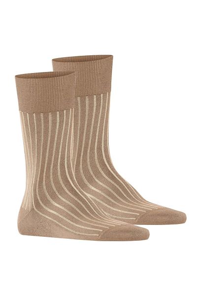 FALKE Herren Socken 2er Pack - Shadow, Strümpfe, Baumwolle, Logo, lang, einfarbig