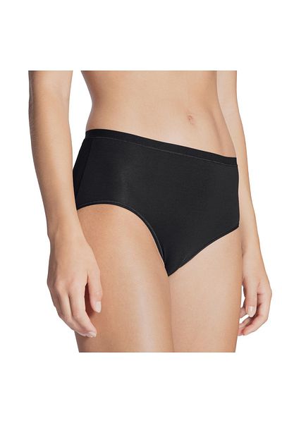 Calida Damen Slip - Natural Comfort, High Waist, Natürlicher Glanz, Single Jersey