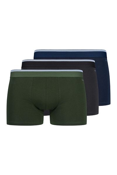 Skiny Herren Boxershorts, 3er Pack - Pants Cotton Multipack, Unterwäsche, Unterhose, einfarbig