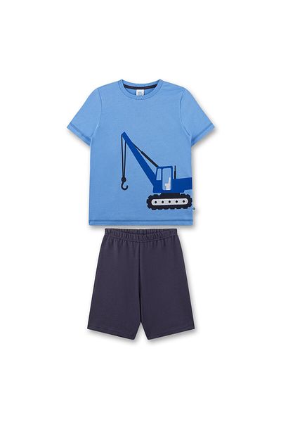 Sanetta Jungen Schlafanzug - kurz, Kids, Nachtwäsche, Pyjama, Baumwolle