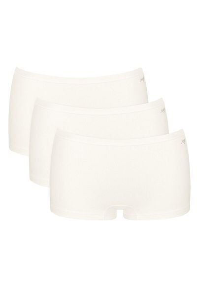 SLOGGI Damen Shorts, 3er Pack - GO Daily Cotton Short 3P, Unterhose, Stretch-Baumwolle