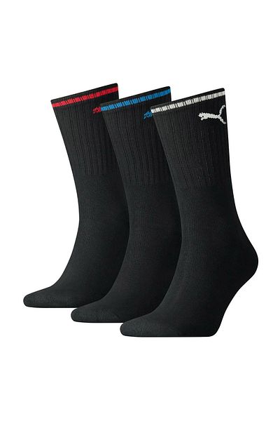 Puma Unisex Sport-Socken, 6er Pack - Sport Crew Stripe, Tennissocken, Streifen