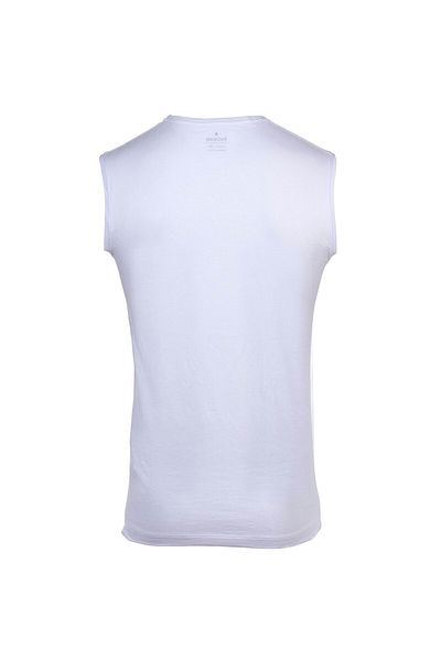 Ragman Herren Unterhemden, 4er Pack - Shirt, Baumwolle, V-Ausschnitt, einfarbig