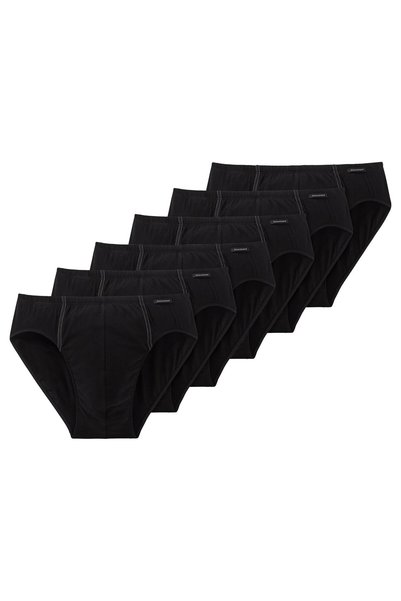 Schiesser Herren Slip 6er Pack - Supermini, Rio-Slip, Essentials, Cotton Stretch