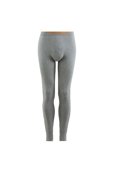Bruno Banani Herren Lange Unterhose - Longpant Warm Up, Cotton Stretch, Logobund, einfarbig