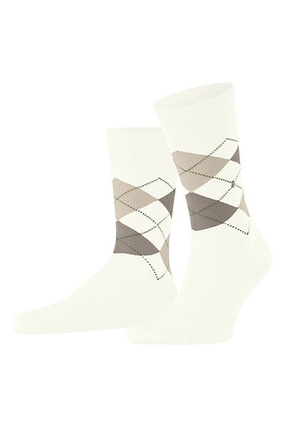 Burlington Herren Socken - Manchester, Rautenmuster, Bio-Baumwolle