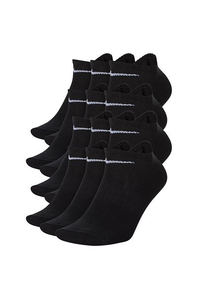 Nike Unisex 12er Pack Sneaker Sportsocken - Everyday, Lightweight No Show, einfarbig