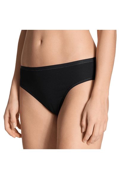 Calida Damen Slips, 2er Pack - Benefit Women, Jersey, einfarbig