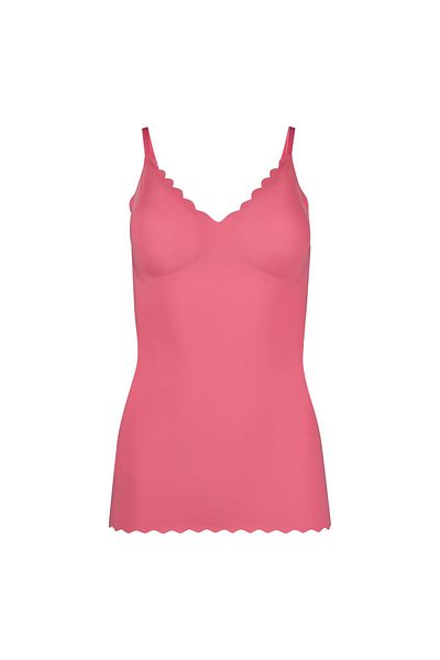 Skiny Damen Spaghetti-Shirt - Top, V-Ausschnitt, Pads, Micro Lovers, Mikrofaser
