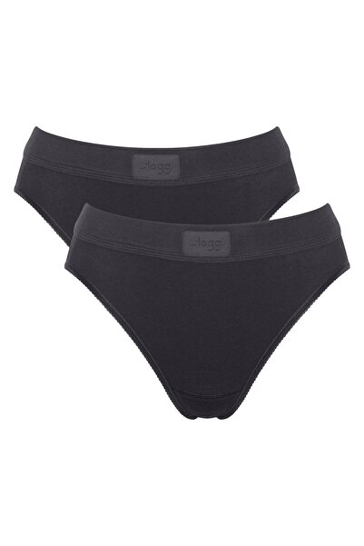 SLOGGI Damen Slips, 2er Pack - Double Comfort Tai 2P, Unterhose, Stretch-Baum...